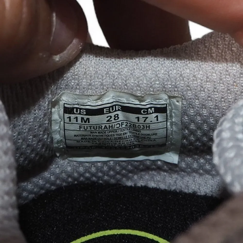 OshKosh B'gosh Futurah Ever Play Slip-on Sneakers Grey Toddler 11‎